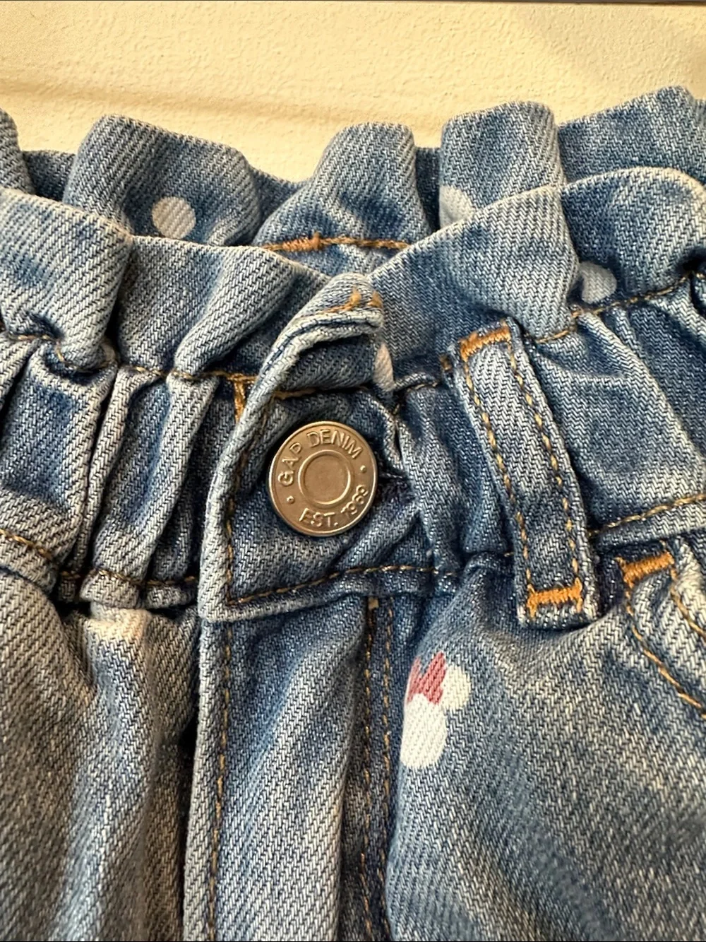 Baby Gap Minnie mouse fleece lined jeans